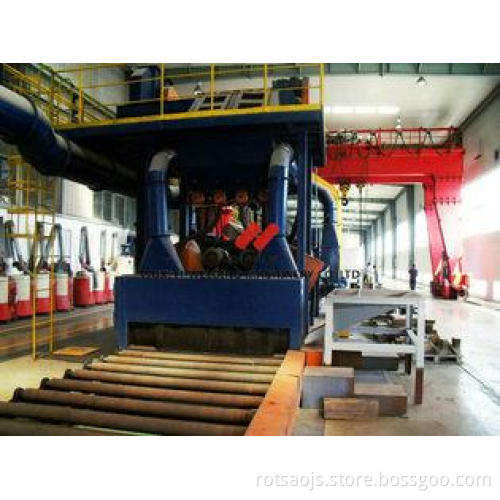 0.4 - 4m / Min Shot Blasting Machine For H Beam Cleaning An